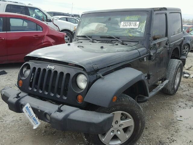 1C4AJWAG9CL281220 - 2012 JEEP WRANGLER S BLACK photo 2