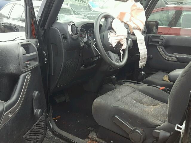 1C4AJWAG9CL281220 - 2012 JEEP WRANGLER S BLACK photo 9