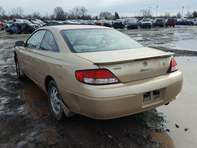 2T1CG22P11C521024 - 2001 TOYOTA CAMRY SOLA GOLD photo 3