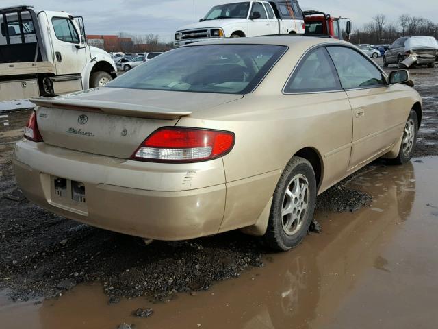 2T1CG22P11C521024 - 2001 TOYOTA CAMRY SOLA GOLD photo 4