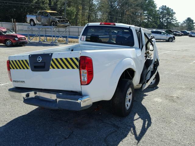 1N6BD0CT4EN761107 - 2014 NISSAN FRONTIER S WHITE photo 4