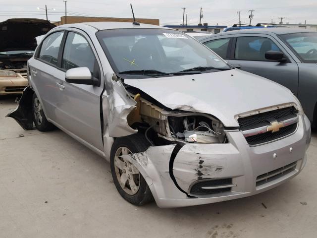 KL1TD56E59B358110 - 2009 CHEVROLET AVEO LS SILVER photo 1