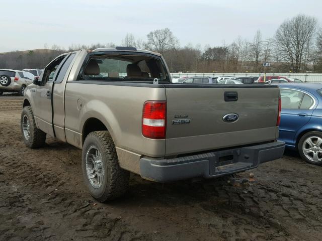 1FTRF12276NB58597 - 2006 FORD F150 GOLD photo 3