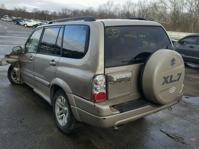 JS3TX92V444113018 - 2004 SUZUKI XL7 EX TAN photo 3