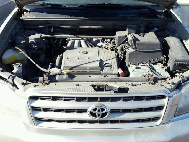 JTEHF21A630112404 - 2003 TOYOTA HIGHLANDER BEIGE photo 7