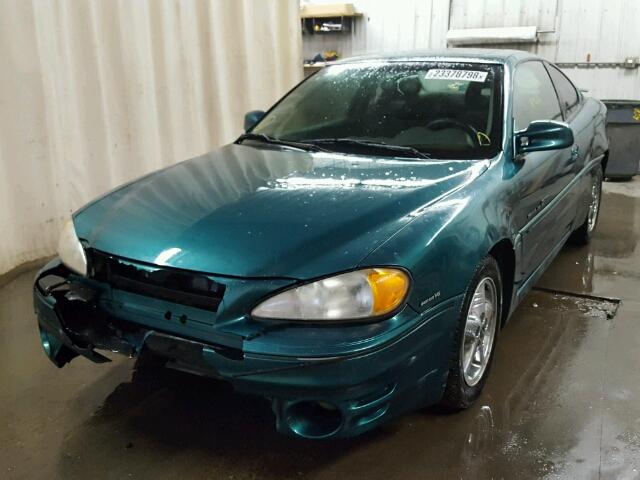 1G2NW12E5XM872863 - 1999 PONTIAC GRAND AM G GREEN photo 2