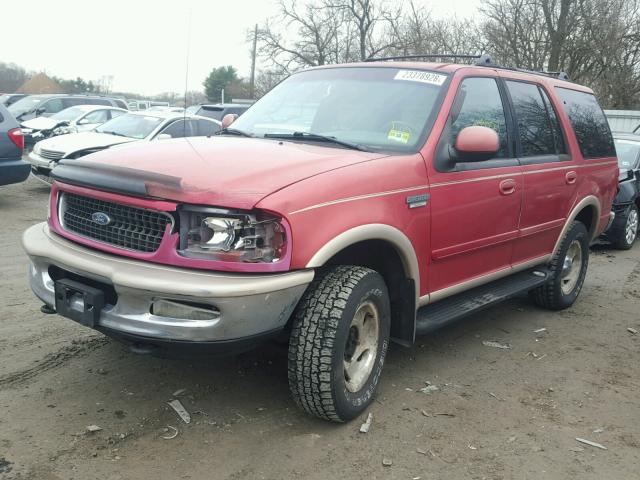 1FMPU18L7WLA17789 - 1998 FORD EXPEDITION BURGUNDY photo 2