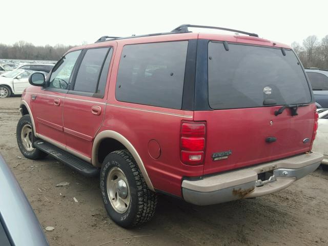 1FMPU18L7WLA17789 - 1998 FORD EXPEDITION BURGUNDY photo 3