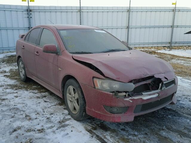 JA3AU26U98U606687 - 2008 MITSUBISHI LANCER ES RED photo 1