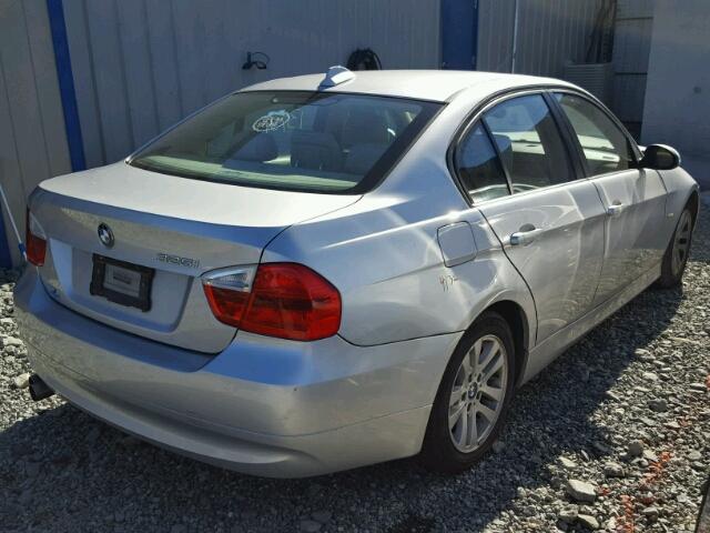 WBAVB13556KX37637 - 2006 BMW 325 I SILVER photo 4