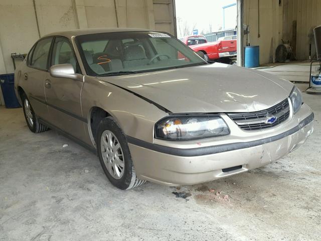 2G1WF52E819315983 - 2001 CHEVROLET IMPALA TAN photo 1