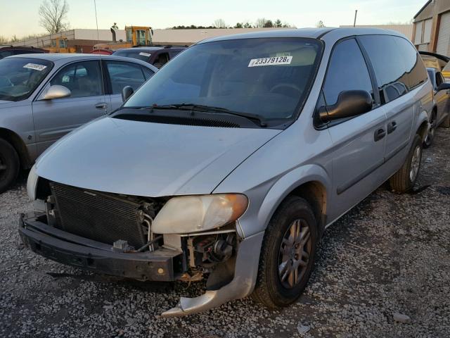 1D4GP24E97B260815 - 2007 DODGE GRAND CARA SILVER photo 2