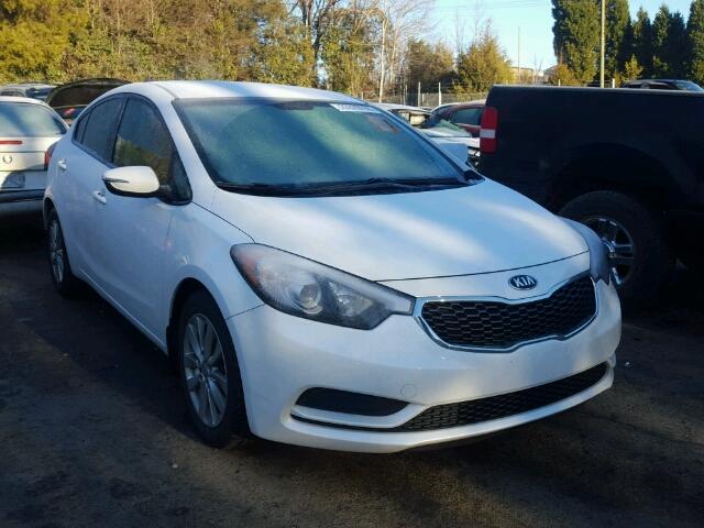 KNAFX4A68G5470755 - 2016 KIA FORTE LX WHITE photo 1