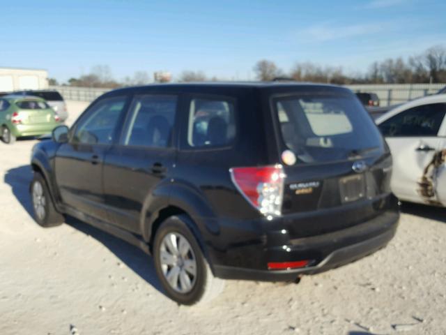 JF2SH61649H792208 - 2009 SUBARU FORESTER 2 BLACK photo 3