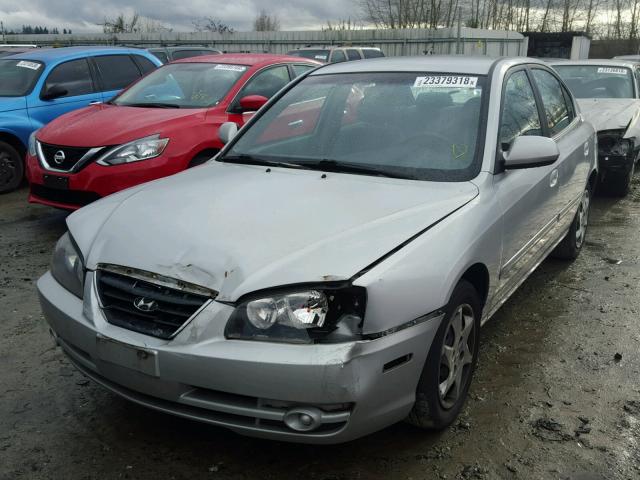 KMHDN46D76U247730 - 2006 HYUNDAI ELANTRA GL SILVER photo 2