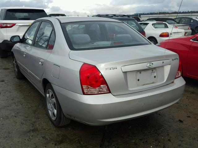 KMHDN46D76U247730 - 2006 HYUNDAI ELANTRA GL SILVER photo 3