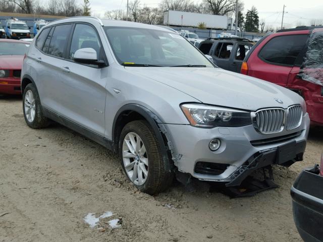 5UXWX9C54G0D65357 - 2016 BMW X3 XDRIVE2 SILVER photo 1