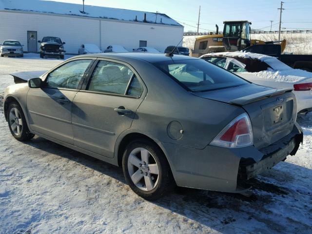 3FAHP07118R243993 - 2008 FORD FUSION SE GREEN photo 3