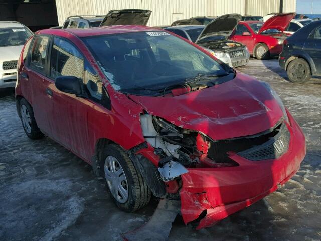 JHMGE87209S803607 - 2009 HONDA FIT RED photo 1