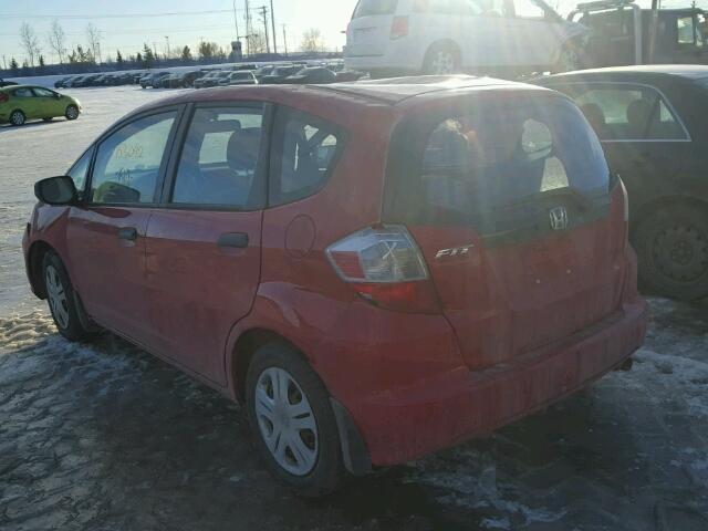 JHMGE87209S803607 - 2009 HONDA FIT RED photo 3