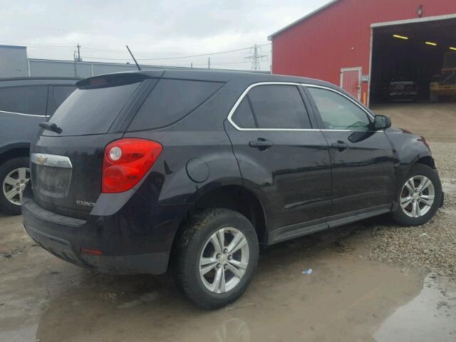 2GNFLEEK7E6285455 - 2014 CHEVROLET EQUINOX LS BLACK photo 4