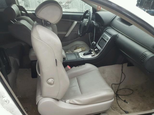 JNKCV54E25M400268 - 2005 INFINITI G35 WHITE photo 5