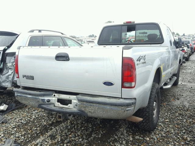 1FTNX21L82EB07194 - 2002 FORD F250 SUPER SILVER photo 4