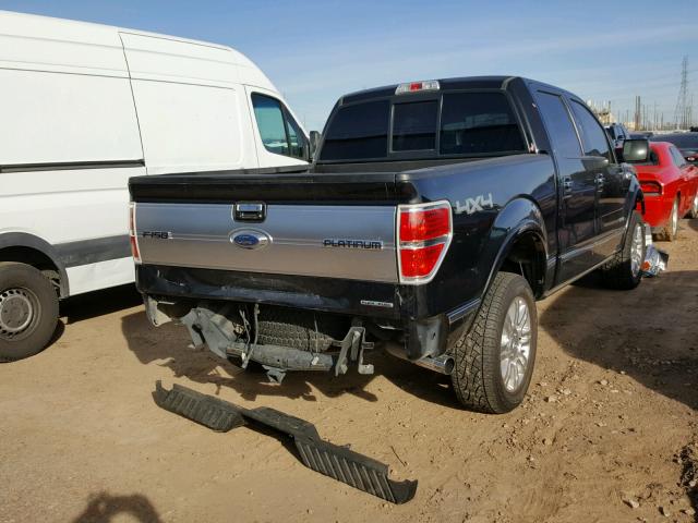 1FTFW1ET8EFC51306 - 2014 FORD F150 SUPER BLACK photo 4