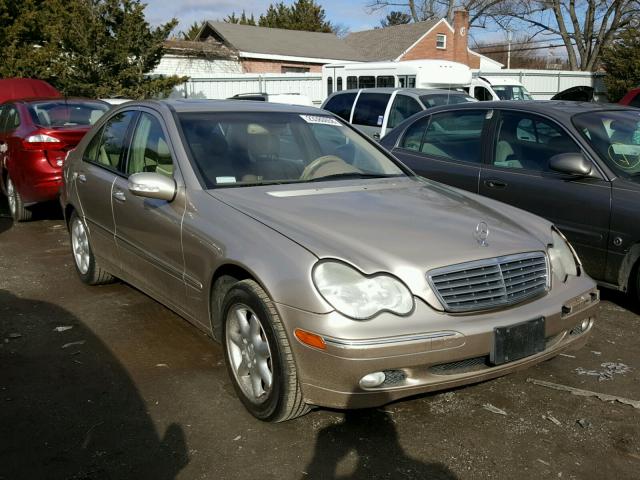 WDBRF61J32F221655 - 2002 MERCEDES-BENZ C 240 BEIGE photo 1