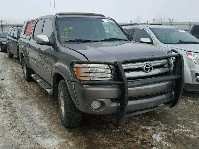 5TBDT44155S492038 - 2005 TOYOTA TUNDRA DOU GRAY photo 1