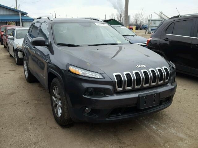 1C4PJMCSXHW639625 - 2017 JEEP CHEROKEE L GRAY photo 1