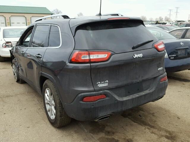 1C4PJMCSXHW639625 - 2017 JEEP CHEROKEE L GRAY photo 3