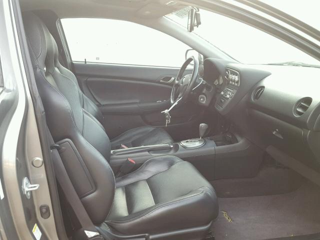 JH4DC54886S007554 - 2006 ACURA RSX GRAY photo 5