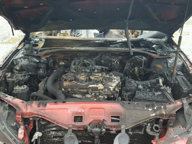 4T1FA38P07U129557 - 2007 TOYOTA CAMRY SOLA RED photo 7