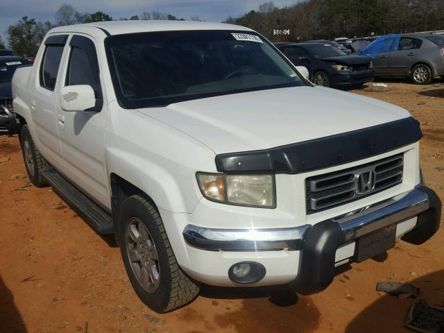 2HJYK165X6H529655 - 2006 HONDA RIDGELINE WHITE photo 1