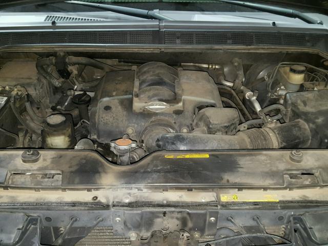 1N6BA07B56N510169 - 2006 NISSAN TITAN XE GRAY photo 7