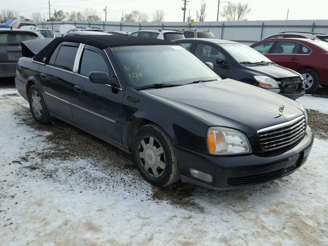 1G6KD54Y62U104064 - 2002 CADILLAC DEVILLE BLACK photo 1