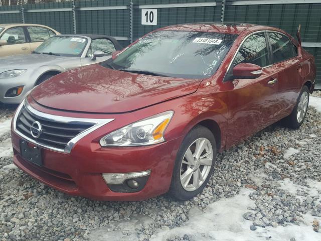 1N4AL3AP2DN465208 - 2013 NISSAN ALTIMA 2.5 RED photo 2