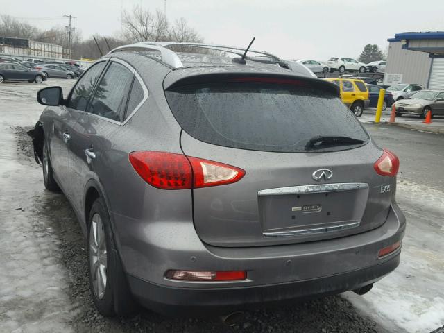 JNKAJ09F28M359118 - 2008 INFINITI EX35 BASE GRAY photo 3