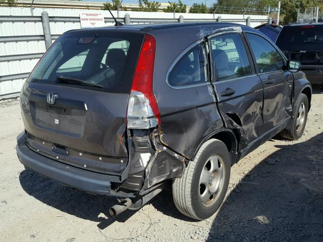 5J6RE3H34AL019105 - 2010 HONDA CR-V LX CHARCOAL photo 4