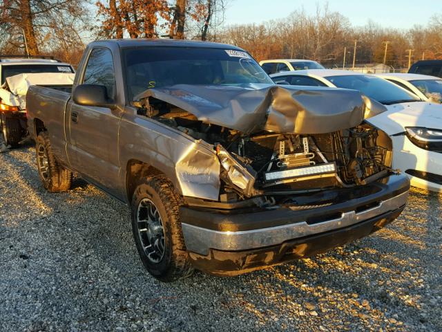 1GCEC14X36Z149629 - 2006 CHEVROLET SILVERADO GRAY photo 1