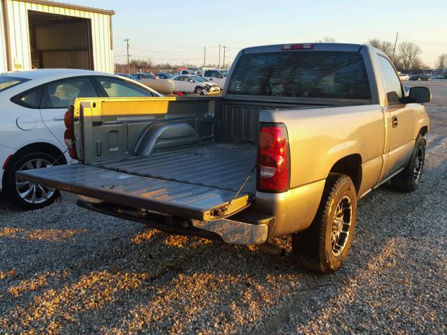 1GCEC14X36Z149629 - 2006 CHEVROLET SILVERADO GRAY photo 4