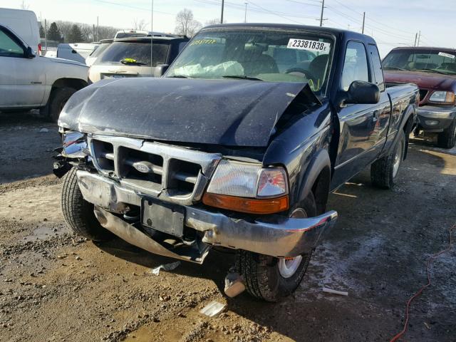 1FTZR15V0YPB60471 - 2000 FORD RANGER SUP BLUE photo 2