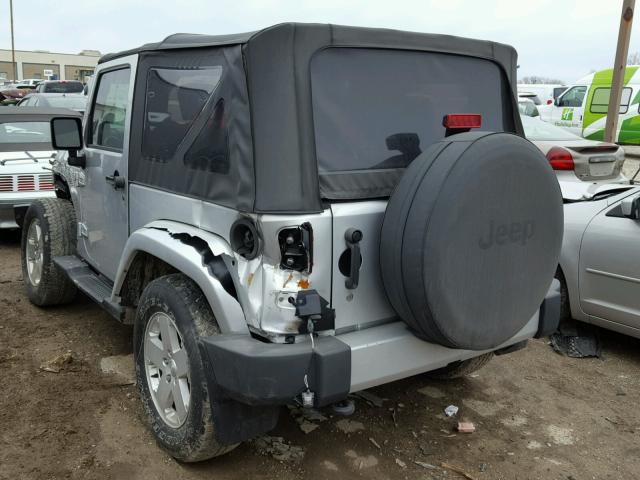 1J4AA5D18AL117403 - 2010 JEEP WRANGLER S 银色 照片 3