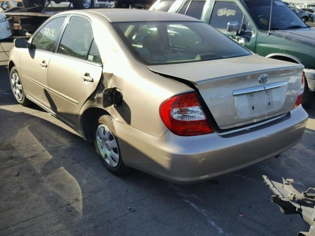 4T1BE32K34U346743 - 2004 TOYOTA CAMRY LE BEIGE photo 3