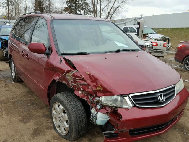 5FNRL18974B075146 - 2004 HONDA ODYSSEY EX MAROON photo 1