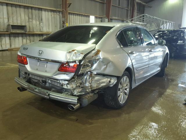 1HGCR3F87DA014206 - 2013 HONDA ACCORD EXL SILVER photo 4