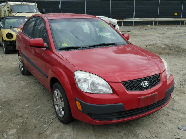 KNADE223696447333 - 2009 KIA RIO BASE RED photo 1