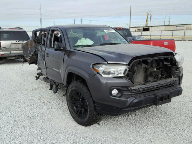 5TFAZ5CN6GX014629 - 2016 TOYOTA TACOMA DOU GRAY photo 1