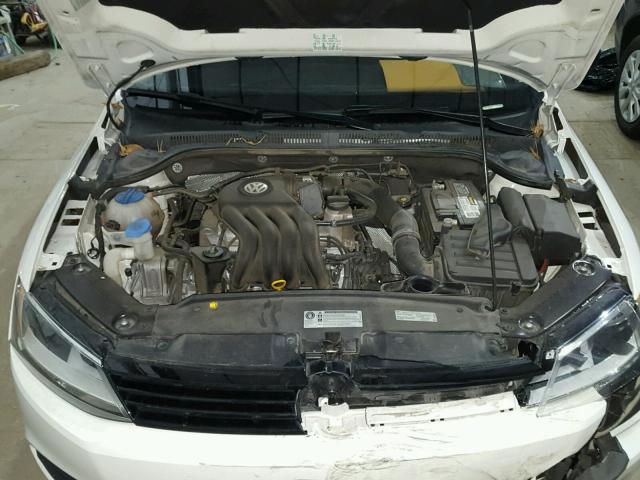 3VW2K7AJ9EM208771 - 2014 VOLKSWAGEN JETTA BASE თეთრი ფოტო 7